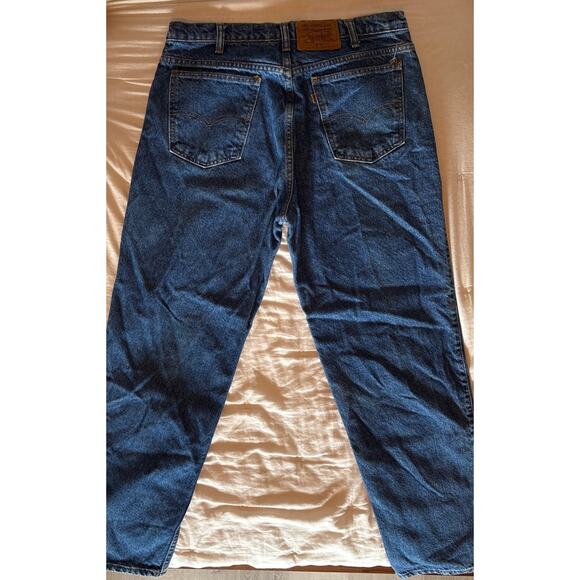 VTG Levi's 1992 540 Relaxed Fit Orange Tab Blue 5 Pocket Medium Wash 34x30 - Picture 3 of 10